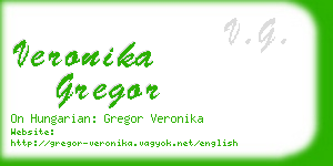 veronika gregor business card